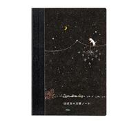 ほぼ日 Hobonichi Techo Accesorios - Hiroko Kubota: Cuaderno gráfico (A6) - Otra noche de estrellas fugaces brillando