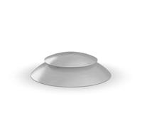 höfats - Tapa MOON 45 de acero inoxidable con sistema de ventilación - Cubierta para evitar que vuelen cenizas y chispas - La curvatura evita la acumulación de agua - Resistente a la intemperie