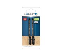 Högert Technik - 5 hojas de sierra de calar para un corte limpio en madera - 8 TPI - Longitud total: 100 mm - Hecho de acero HCS 65Mn - Hojas de sierra de calar diseñadas para un corte limpio y recto