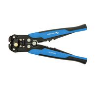 HÖGERT TECHNIK Alicates pelacables automáticos y alicates de corte de 205 mm, 0,2-6 mm², con función de corte, crimpadora 24-10 AWG, longitud ajustable, mango antideslizante
