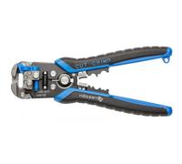 HÖGERT TECHNIK Alicates pelacables automáticos y alicates de corte de 210 mm, 0,05-10 mm², acero SK5, función de crimpado y corte, mango ergonómico, preciso y duradero