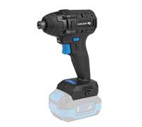 HÖGERT TECHNIK Atornillador de Impacto a Batería 18V OneAccuSystem, motor sin escobillas, 200 Nm, 1/4'' HEX, LED, 3 velocidades, engranaje metálico, sin batería