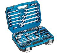 Högert Technik – Caja de herramientas HT1R425, 85 piezas, Acero Cr-V, carraca 72 dientes