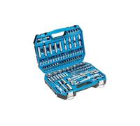 Högert Technik Caja de herramientas HT1R432 – 112 piezas, acero Cr-V, carraca 72 dientes