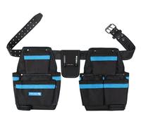 Högert Technik - Cinturón de herramientas con 15 bolsillos | Cinturón de herramientas para hombre, bolsa de herramientas robusta para artesanos, electricistas, carpinteros, carpinteros, construcción |