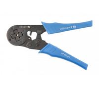 HÖGERT TECHNIK - Crimpadora autoajustable, perfil cuadrado, para escalera de 4-16 mm² (6-12 AWG), 210 mm, aleación de acero de alta calidad, mango ergonómico