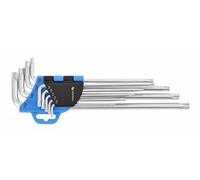 Högert Technik CrV HT1W810 - Llave Torx (9 unidades)