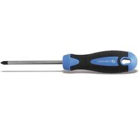 Högert Technik - Destornillador plano y de estrella PZ0-75 mm - Destornillador de precisión - Destornillador manual - Para trabajos eléctricos y de mecánica de precisión