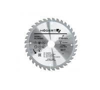 Högert Technik - Disco de corte de carburo 216x60Tx30 - Adecuado para cortar diferentes materiales de madera maciza y materiales de madera