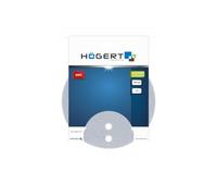 Högert Technik Discos de lija perforados para barniz y masilla ø150 mm #320 5 unidades HT8D149