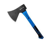 HÖGERT TECHNIK Hacha Universal 1250 g con Mango de Fibra de Vidrio, para Partir y Cortar, Hoja endurecida 47-55 HRC, Mango ergonómico Antideslizante, DIN 5131