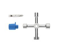Högert Technik HT1W760 Service Box Key, acero, azul, gris