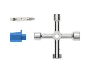 Högert technik ht1w760 service box key, acero, azul, gris