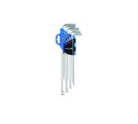 Högert Technik HT1W808 - Llave hexagonal extralarga, acero, azul, gris