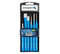 Högert technik, ht3b710 - juego de 6 cinceles, punzonadores e impulso