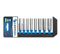 Högert technik - juego de llaves de vaso ht1a886 i de aleación de ac