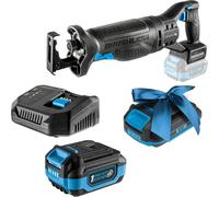 HÖGERT TECHNIK, juego de sierras reciprocas de precisión, 18 V, sin escobillas, incluye batería de 4,0 Ah y cargador rápido, 0-3000 revoluciones por minuto, 28 mm de carrera de la hoja, transmisión de
