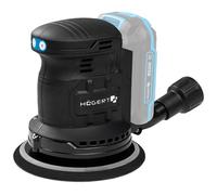 HÖGERT TECHNIK Lijadora Excéntrica a Batería 18V OneAccuSystem, motor sin escobillas, 150 mm, lijadora para madera, metal y plástico, con control de velocidad, inalámbrica, sin batería