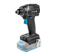 Högert Technik Llave de Impacto a Batería 18V OneAccuSystem, motor sin escobillas, 230 Nm, atornillador de impacto 2 en 1, 1/4" HEX y 1/2" cuadradillo, para taller y montaje, sin batería