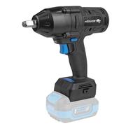 HÖGERT TECHNIK Llave de Impacto a Batería 18V OneAccuSystem, motor sin escobillas, 600 Nm, 900 Nm arranque, 1/2", LED, engranaje metálico, sin batería