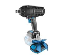 Högert Technik Llave de impacto inalámbrica sin escobillas 18V, 1000 Nm, 1300 Nm par de aflojado, cuadradillo de 3/4", iluminación LED, 3 niveles de velocidad, protección térmica + PROMO 2,0 Ah