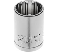 Högert Technik Llave de vaso Spline 1/2", 20 mm, CrV50BV30, DIN 3122, HT1A420