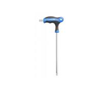 Högert Technik - Llave hexagonal tipo T con bola - Largo - Diámetro 10 mm - Fabricado en acero S2 de alta calidad - Resistente a la deformación y la abrasión - Mango en forma de T