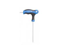 Högert Technik - Llave hexagonal tipo T con bola - Largo - Diámetro 3 mm - Acero S2 de alta calidad - Resistente a la deformación y la abrasión - Mango en forma de T