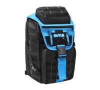 Högert Technik, Mochila para herramientas de poliéster 600D, sistema de bolsillo, antiabrasión, 3 compartimentos, 2 bolsillos exteriores con cremallera