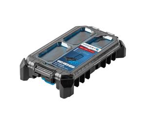 Högert Technik - Organizador de Herramientas Bajo HTM HT7G505, 4 Tazas Desmontables, Caja Herramientas Resistente a Daños, Maletin Herramientas, Protección contra Humedad, Estructura Modular