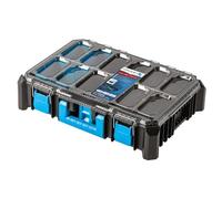 Högert Technik - Organizador de Maleta Alto HTM HT7G508, Maletin Herramientas, Caja Herramientas, 5 Compartimentos Funcionales, Protección contra la Humedad, Construcción Modular