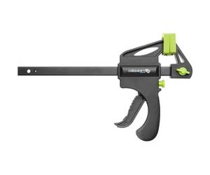 Högert Technik / Poderador de liberación rápida para tensar piezas de trabajo profesional con una sola mano / abrazadera de una sola mano 600 x 63 mm / HT3B939