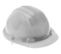 Högert Technik - Prim - Casco de protección Blanco | Casco de protección para construcciones | 54 - 61 cm | Orificios de ventilación | Protege contra la radiación UV