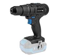 HÖGERT TECHNIK Taladro Atornillador a Batería 18V OneAccuSystem, 50 Nm, portabrocas auto-lock 13 mm, 21+1 niveles de par, 2 velocidades, LED, engranaje metálico, para madera y metal, sin batería