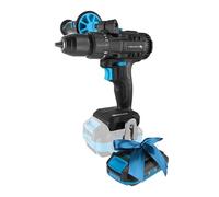 HÖGERT TECHNIK Taladro atornillador a batería sin escobillas 18V, 80 Nm de par, portabrocas 13 mm, 20+1 niveles de par, iluminación LED, engranaje metálico + PROMO batería 2,0 Ah