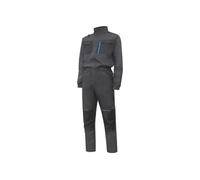 HÖGERT TECHNIK WURNITZ Mono de trabajo Traje de protección Traje de montaje Hombre Stretch tejido TWILL 220g/m² Refuerzos OXFORD elementos reflectantes gris oscuro Talla XL (54)