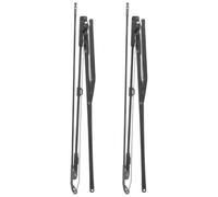 Hoement 2 Piezas Pieza de Reparación de Paraguas Plegables 8 Metal Negro