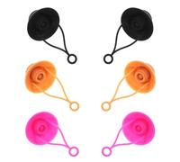 Hoement 6 Piezas Cubierta de Silicona para Puntas de Pajita Reutilizable y Resistente, de Puntas de Pajita No Fácil de Deformar para Uso en Cocina y Hogar Color Aleatorio
