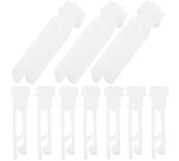 Hoement Bandalux 20 Piezas de Plástico Recambio de Rueda de Cortina White Fáciles de Instalar para Rieles de Cortinas en Dormitorios y Restaurantes
