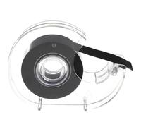 Hoement Cinta Magnética Autoadhesiva Flexible Negra de Plástico para Oficina y Hogar, Fácil de Cortar, Adecuado para Posters y Fotos, Incluye 1 Rollo
