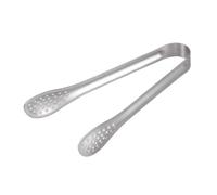 Hoement Pinzas Juego de 4 Piezas de Acero Inoxidable para Servir Alimentos 15cm Resistentes Oxidación, Ideales para Pan y Cubitos de Hielo en Reuniones Familiares