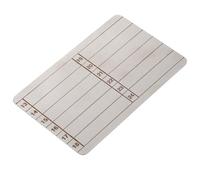 Hoement Placa de Acero Inoxidable para Almacenamiento en Frío Superficie Resistente a Rayaduras y Corrosión, Diseño para 24 Palabras, Adecuado para Seguridad Hogar