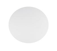 Hoement Tablero de Lienzo Redondo Blanco Panel de Lona de 40 Cm para Pintura al Óleo de Adecuado para Artistas y Bocetos