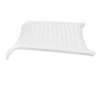 Hoement Tablero Perforado de Plástico Blanco para Reemplazo del Asiento de Silla Estructura Reforzada y Comodidad Transpirable Adecuado para Cocina y Oficina