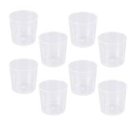 Hoement Tazas Medidoras de Plástico Pp Transparentes de 30ml Marcas de Graduación para Uso Duradero en Cocina y Laboratorio Escolar, Paquete de 30 Unidades