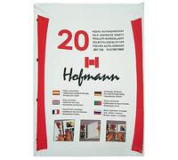 Hofmann | Hojas autoadhesivas para álbum de anillas | Pack de 20 hojas autoadhesivas | 235 x 320 x 0.1 mm