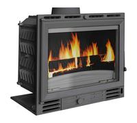 Hogar de leña 600 (L x An x Al: 40,5 x 58 x 55 cm, 8 kW, 200 m³, Antracita)