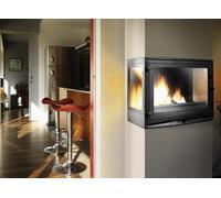 Hogar de leña invicta vision 14 kw 3 caras