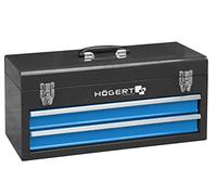 Hogert Technik HT7G074 Maletín herramientas con asa negro
