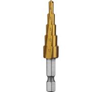 Hogert Technik Taladro escalonado HT6D321 Acero rápido